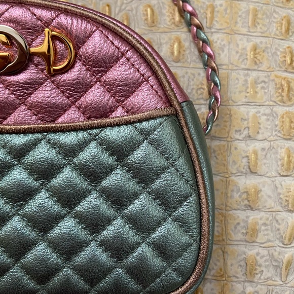 Gucci Laminated Calfskin Mini Traputata Bag - Picture 6 of 15